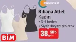 CONFORM RİBANA ATLET KADIN